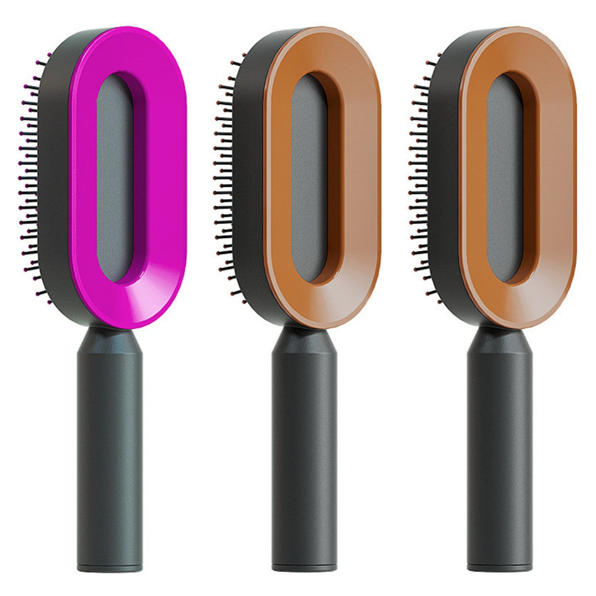 Hair Brush For Women One-key Cleaning Hair Loss Airbag Scalp Comb Hairbrush Set U