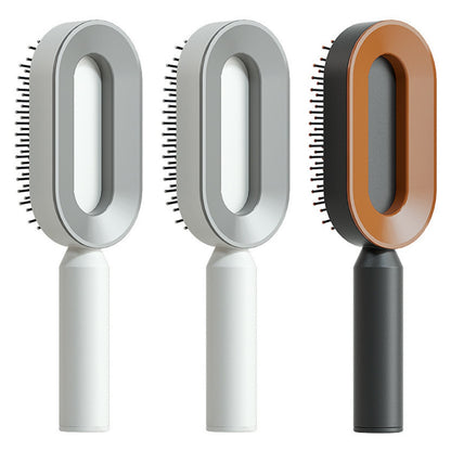 Hair Brush For Women One-key Cleaning Hair Loss Airbag Scalp Comb Hairbrush Set V