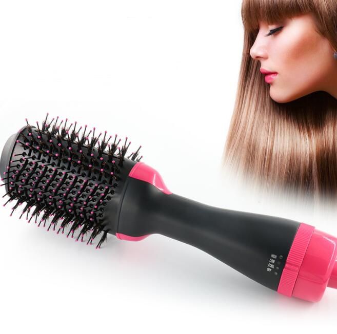 One-Step Electric Hair Dryer Comb Multifunctional Comb Straightener Hair Curling AU