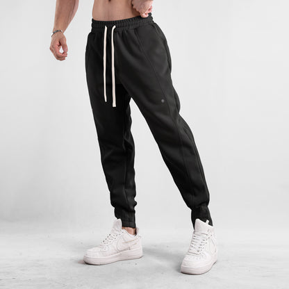 Casual Sports Trousers Loose Autumn Men's Clothing Black L