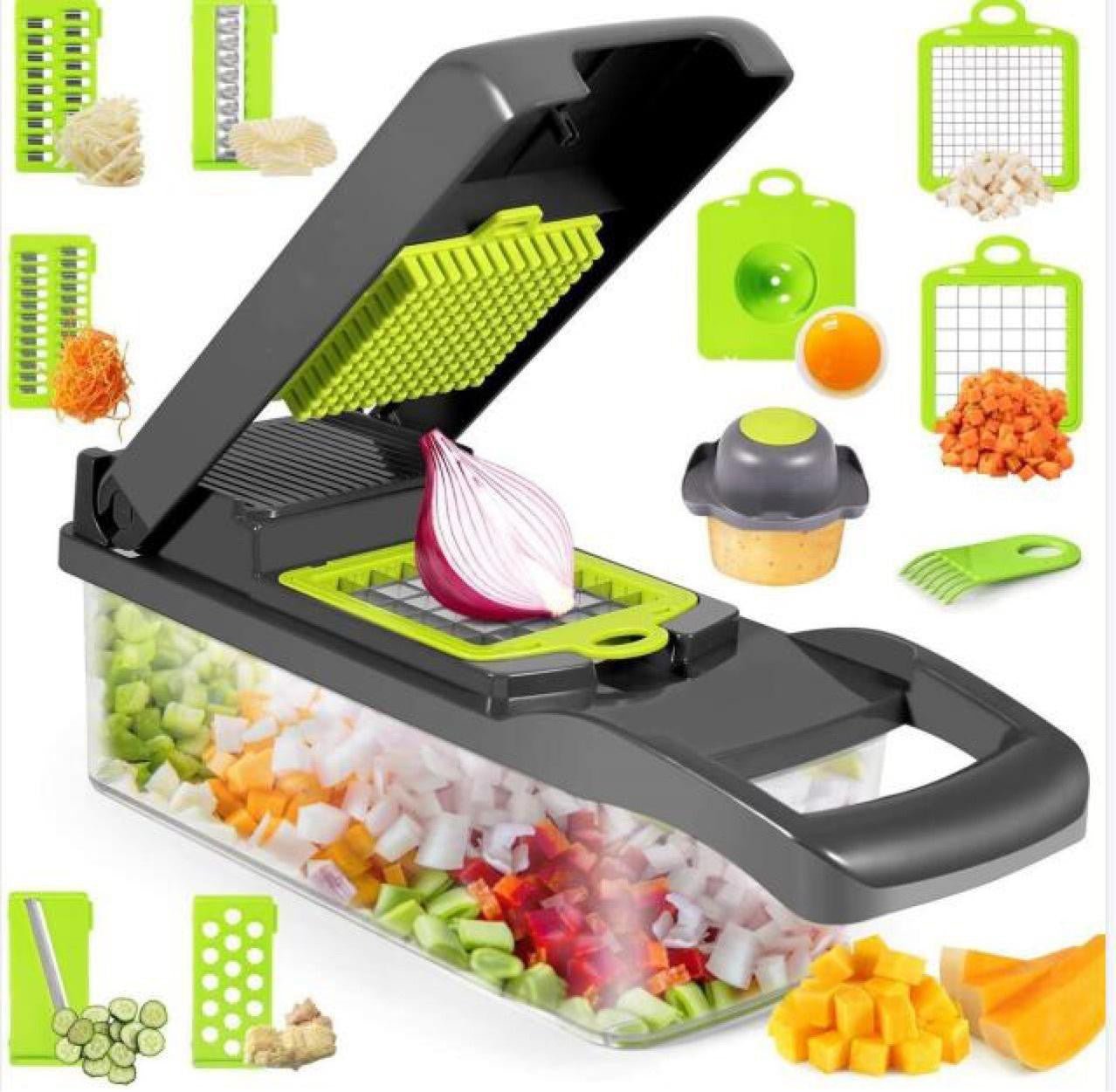 12 In 1 Manual Vegetable Chopper Kitchen Food Chopper Onion Cutter Vegetable