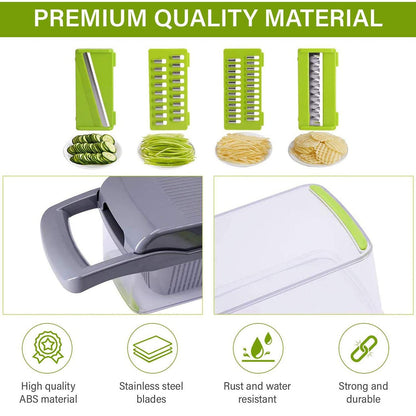 12 In 1 Manual Vegetable Chopper Kitchen Food Chopper Onion Cutter Vegetable