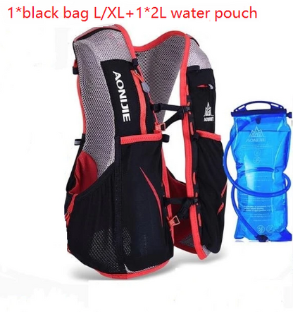 Multi-purpose Running Backpack Sports Vest Water Bag Bag L XL 2L pouch