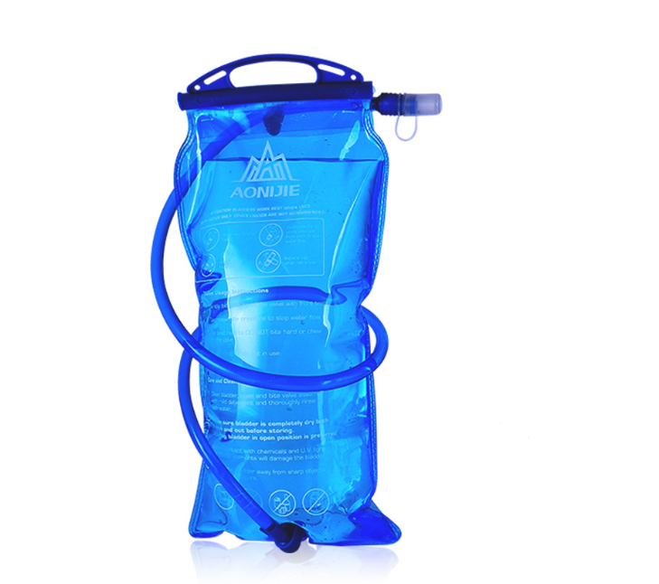 Multi-purpose Running Backpack Sports Vest Water Bag Blue 1L