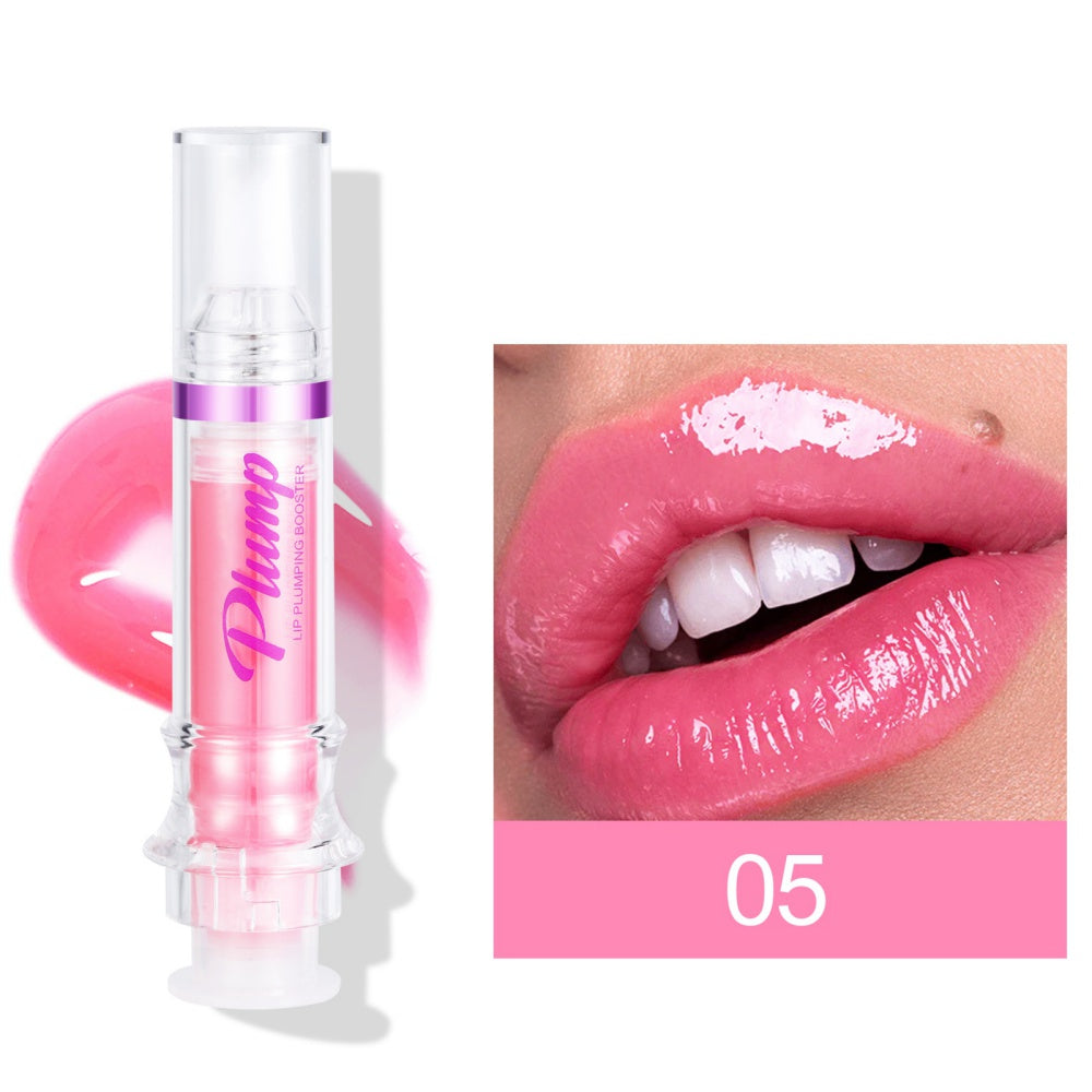 New Tube Color Slightly Spicy Lip Honey Lip Glass Mirror Face Lipstick 5Color