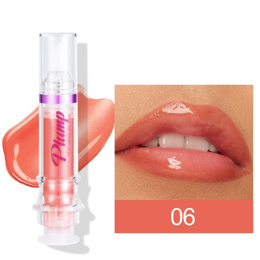 New Tube Color Slightly Spicy Lip Honey Lip Glass Mirror Face Lipstick 6 Colors