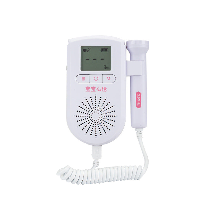 Fetal Heart Rate Monitor Home Pregnancy Baby Fetal Sound Heart Rate Detector Instrument and Mixture