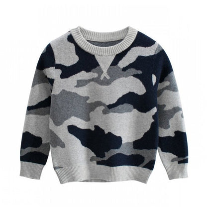 Lovely Children Boy's Sweater Children Knitted Clothes Grey Style6