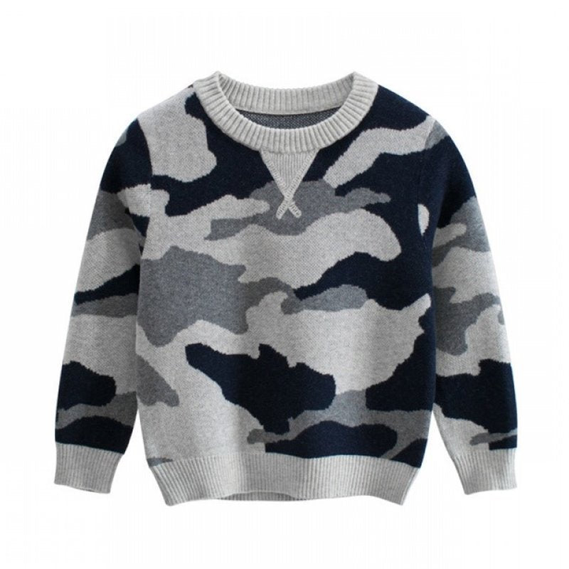 Lovely Children Boy's Sweater Children Knitted Clothes Grey Style8