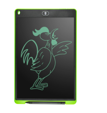 LCD Drawing Tablet For Children's Toys Painting Tools Electronics Writing Board Green 12inch