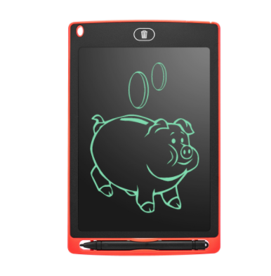 LCD Drawing Tablet For Children's Toys Painting Tools Electronics Writing Board Red 12inch