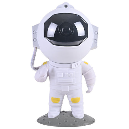 Galaxy Star Projector Starry Sky Night Light Astronaut Lamp Home Room Bedroom Plug In Type New Style White