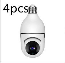 WiFi CAMERA 1080P Bulb 4X Zoom Camera E27 Home 5GWiFi Alarm Monitor Gadget and Home Accessories YIIOT 2million4pcs Infrared night vision 5GWiFi