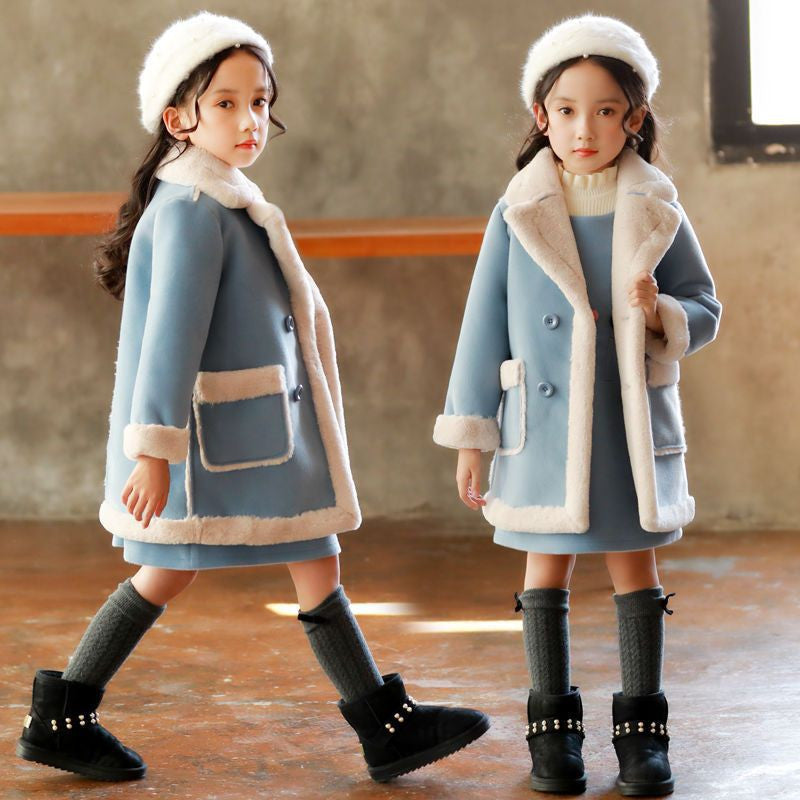 Lovely Warm Girl's Winter Coat Jacket for Autumn Winter