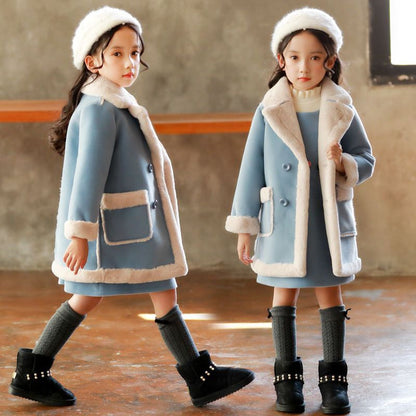 Lovely Warm Girl's Winter Coat Jacket for Autumn Winter