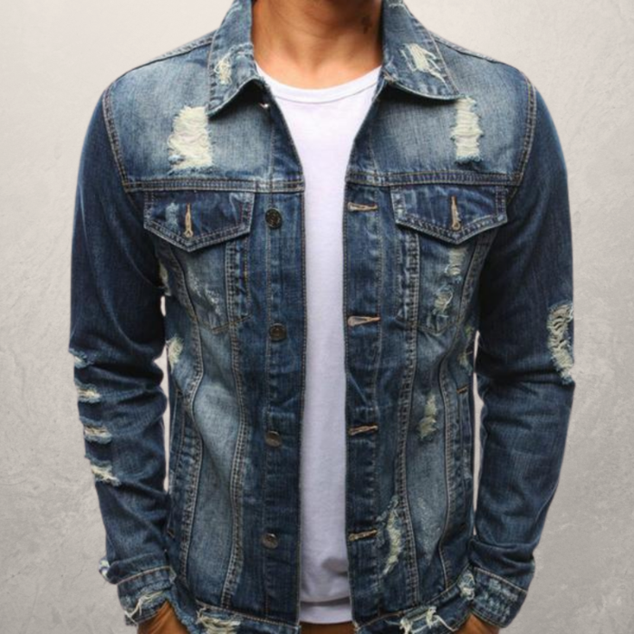 Cute Fit Men's Oversized Denim Jacket Coats