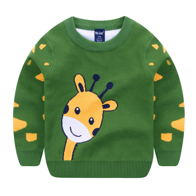 Elegant Boy's Girl's Children Cartoon Comfortable Sweater