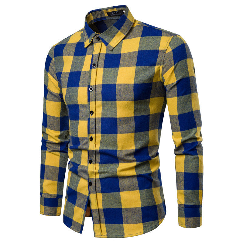 Mens Fashion Hip Hop Shirts Streetwear Urban Hiphop Plaid Zipper Shirt