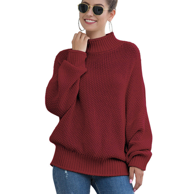 Elegant Warm Women's Knitted Turtleneck Sweater