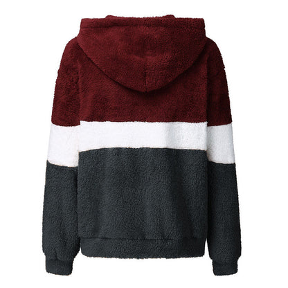 Women's Autumn winter hooded pocket sweater coat 2023