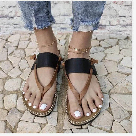 Lovely Women's Flat Sandals Summer Beach Sandals