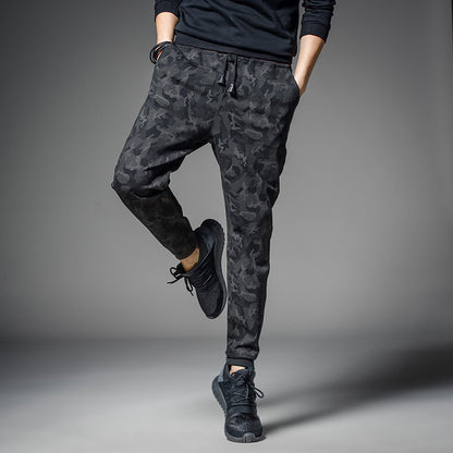 Cute Men's Urban Streetwear Camouflage Pants