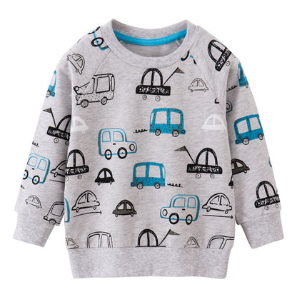 Boys Casual Urban Long-sleeved Sweater Top