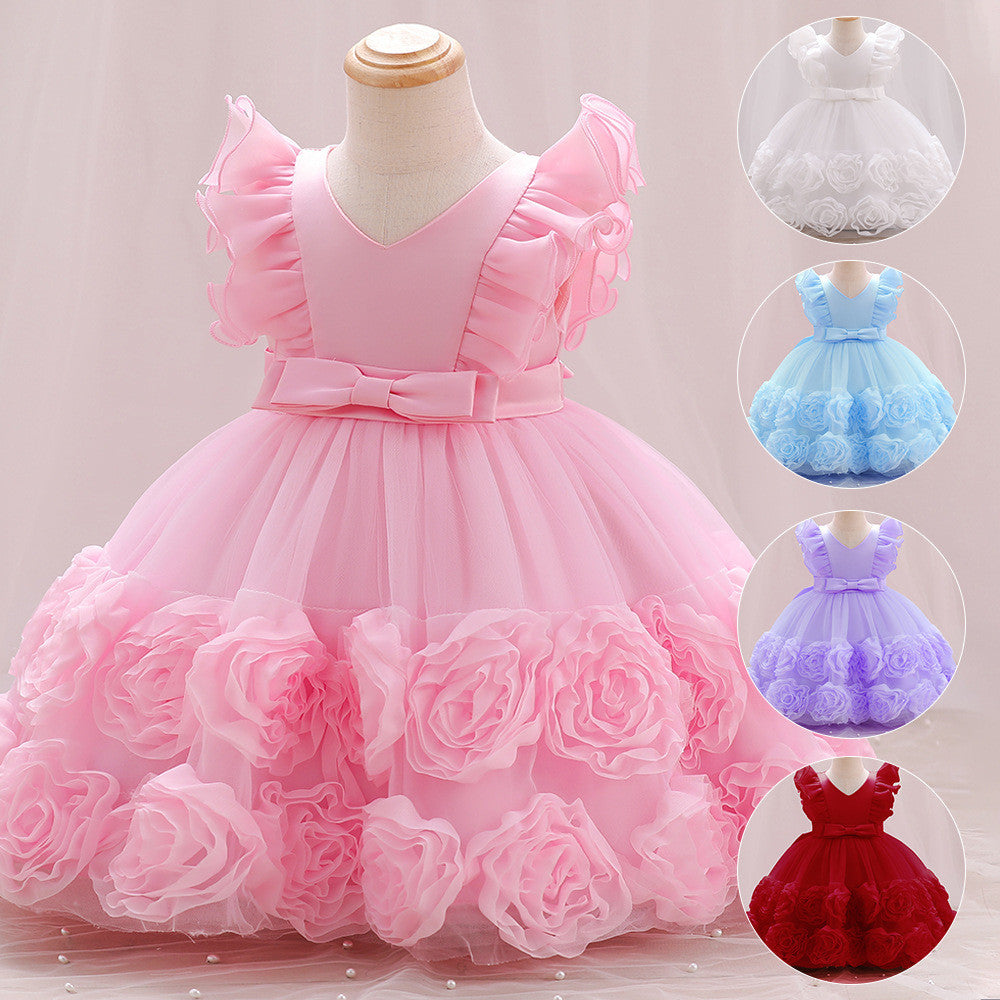 Lovely Girls' Princess Children's Dress Vest