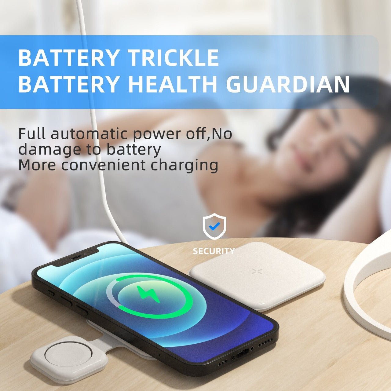 3 In 1 Magnetic Foldable Wireless Charging Station Wireless Cell Phone Charger