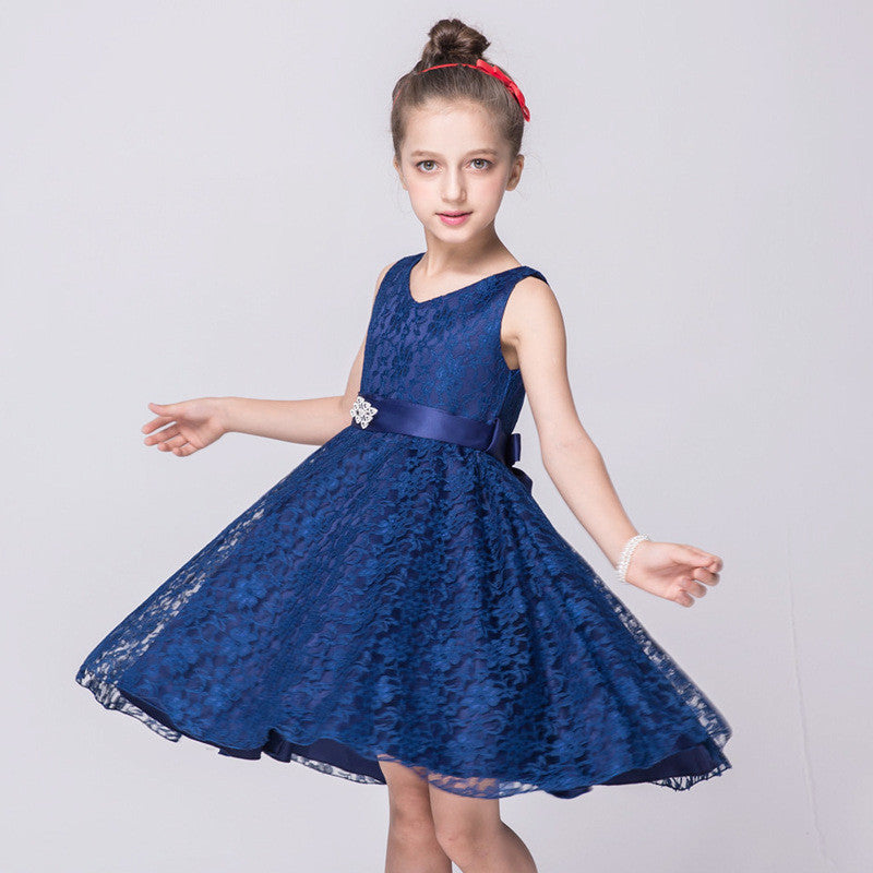 Kids girls dress children Costume Girls Dress Lace Dress