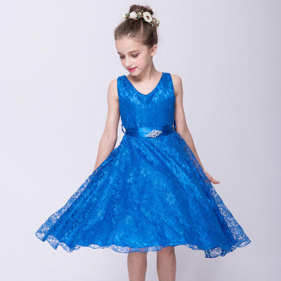 Kids girls dress children Costume Girls Dress Lace Dress