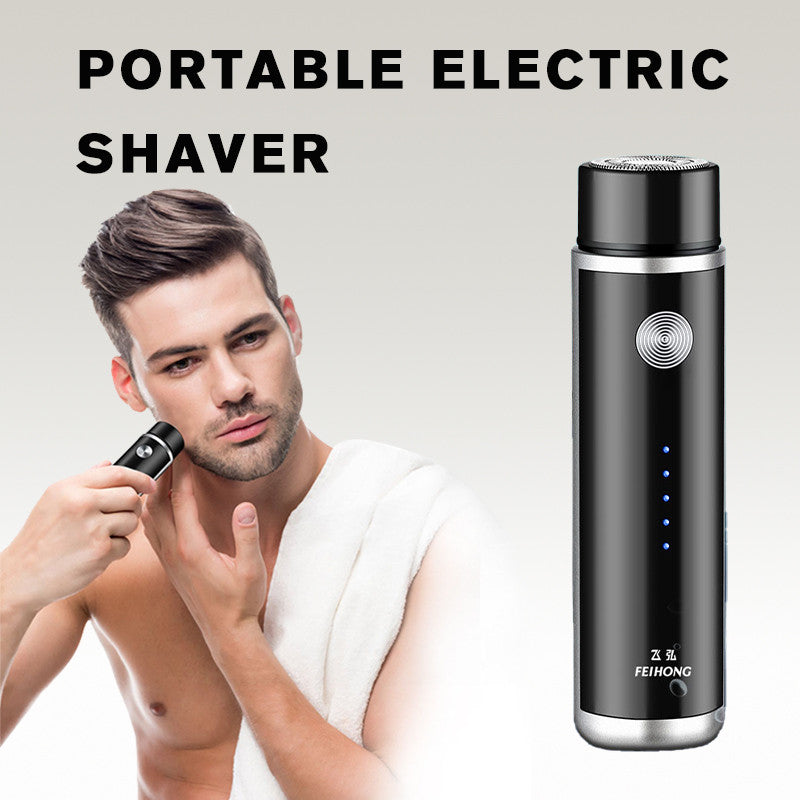 Mini Electric Shaver Portable Car Rechargeable Shaver Men