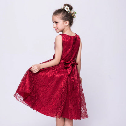 Kids girls dress children Costume Girls Dress Lace Dress