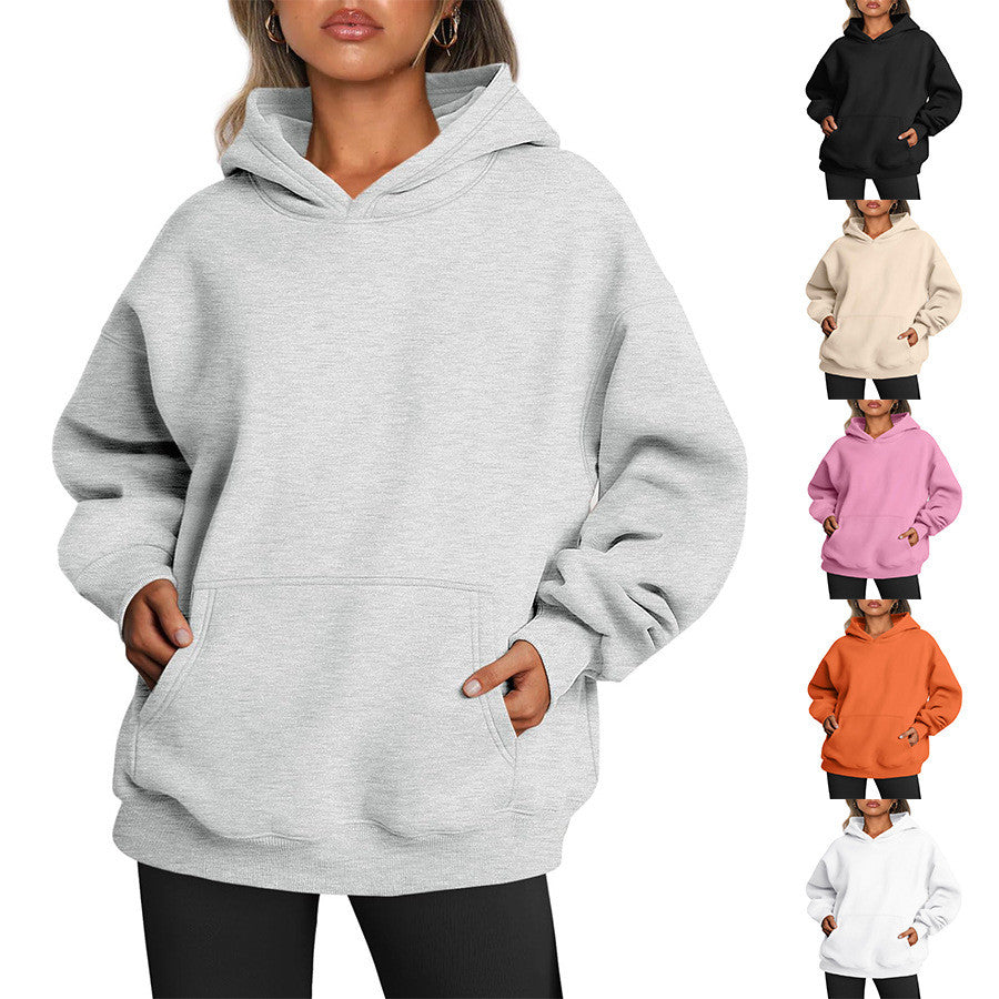 Lovely Women's Oversized Hoodies Fleece Loose Sweatshirts Winter Fall Outfits