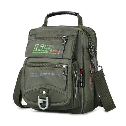 3707 Men Messenger Running Bags Casual Multifunction Small Travel Bags Waterproof Shoulder Waist Packs Military Crossbody Bags 3705Green Mini(Max Length<20cm) CHINA