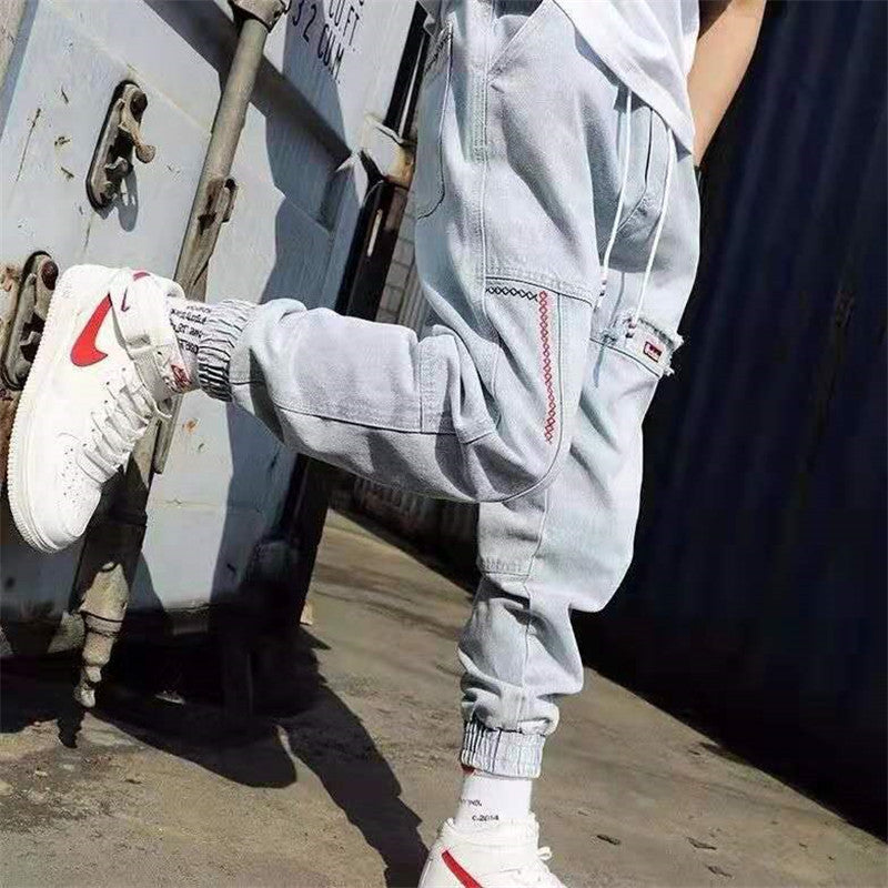 Cute Men's Urban Harem Trousers Pants Male