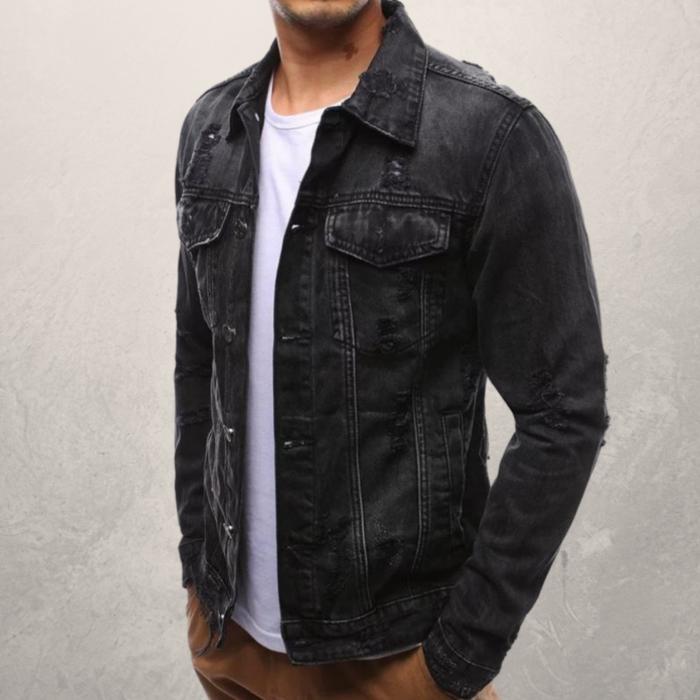 Cute Fit Men's Oversized Denim Jacket Coats