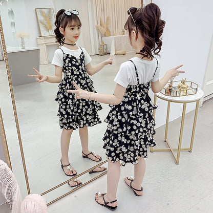 Lovely Beautiful Girl's Party Children Summer dress