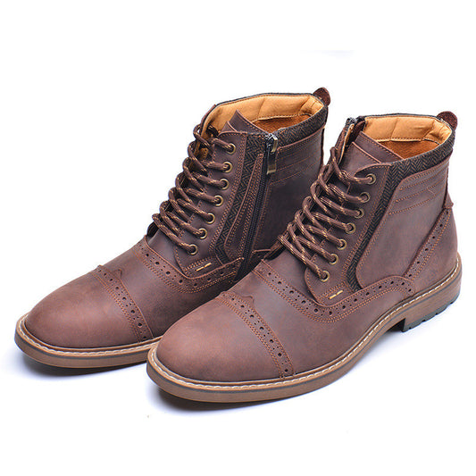 Men Casual High Top Martin Boots Fashion