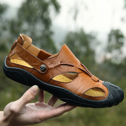 Elegant men's casual sandals outdoor shoe