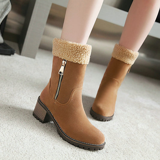 Elegant Women's Urban Trending Winter Snow boots