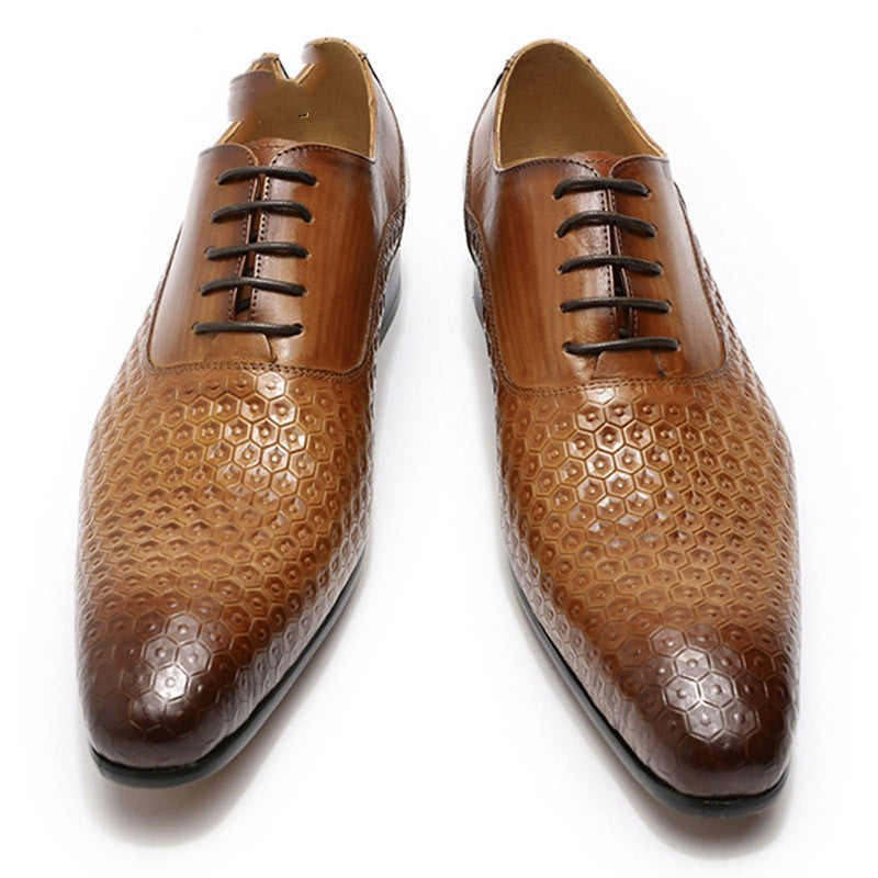 Men's British Style Handmade Leather Shoes