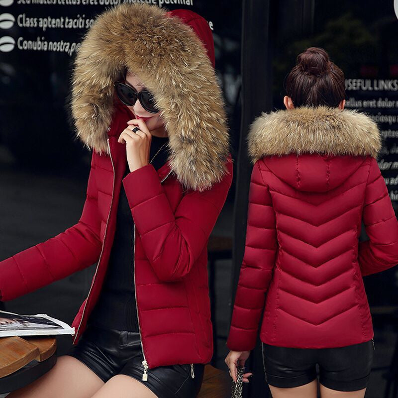 Lovely Comfy Women's Slim Cotton Padded Jacket Coat 2023