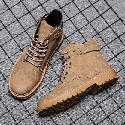 High-Top Increased Desert Boots Martin Boots Men