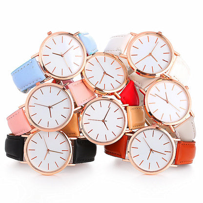 Fashion Simple Style Women's Quartz Wristwatches Females Dress Watches clock