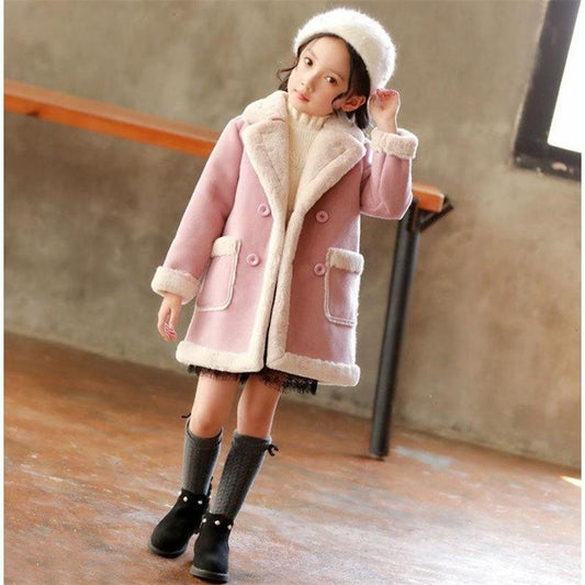 Lovely Warm Girl's Winter Coat Jacket for Autumn Winter