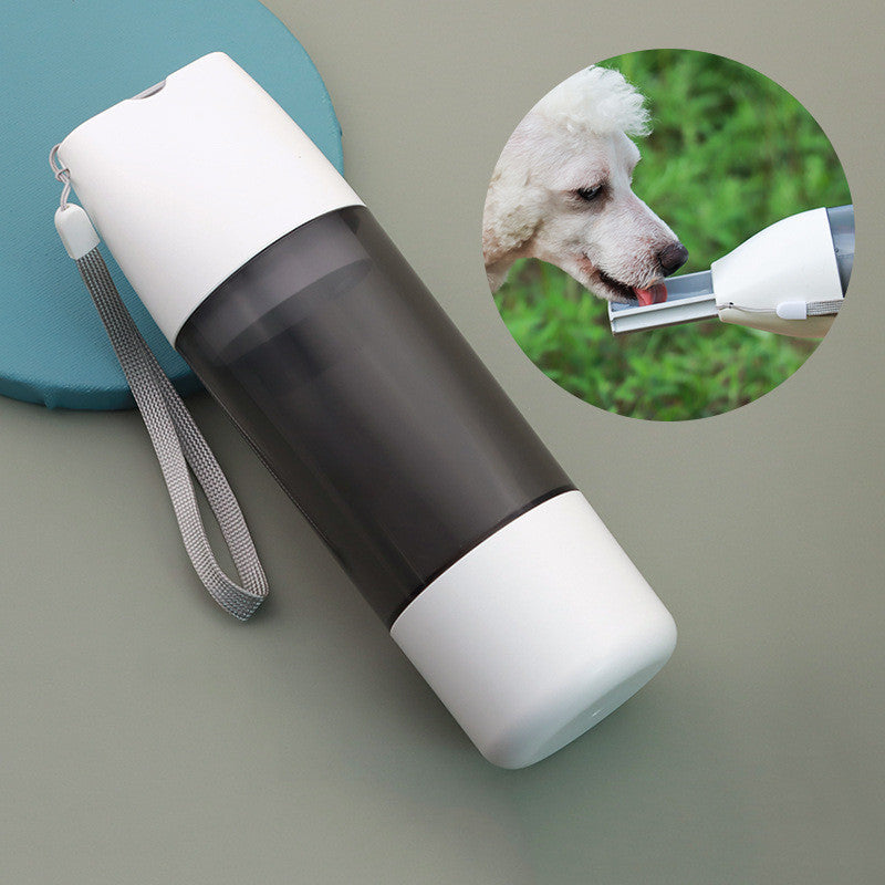 Portable Bottle 350ml Water Food Container Drinking Bowls For Dog