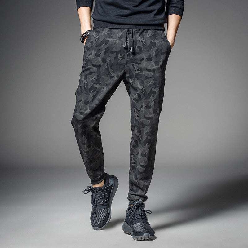 Cute Men's Urban Streetwear Camouflage Pants