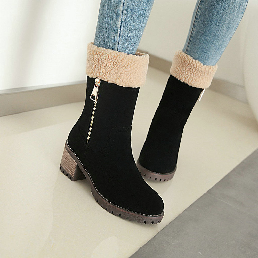 Elegant Women's Urban Trending Winter Snow boots