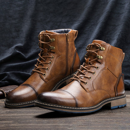 Urban Men's Fashion High Top Vintage Martin Boots